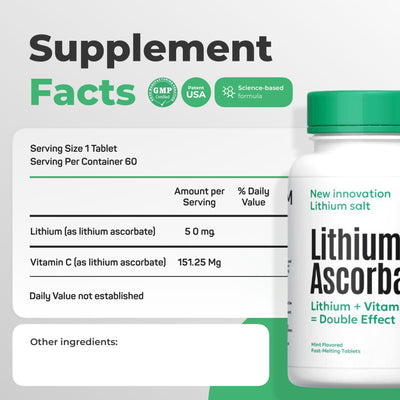 Lithium Ascorbate 1 mg