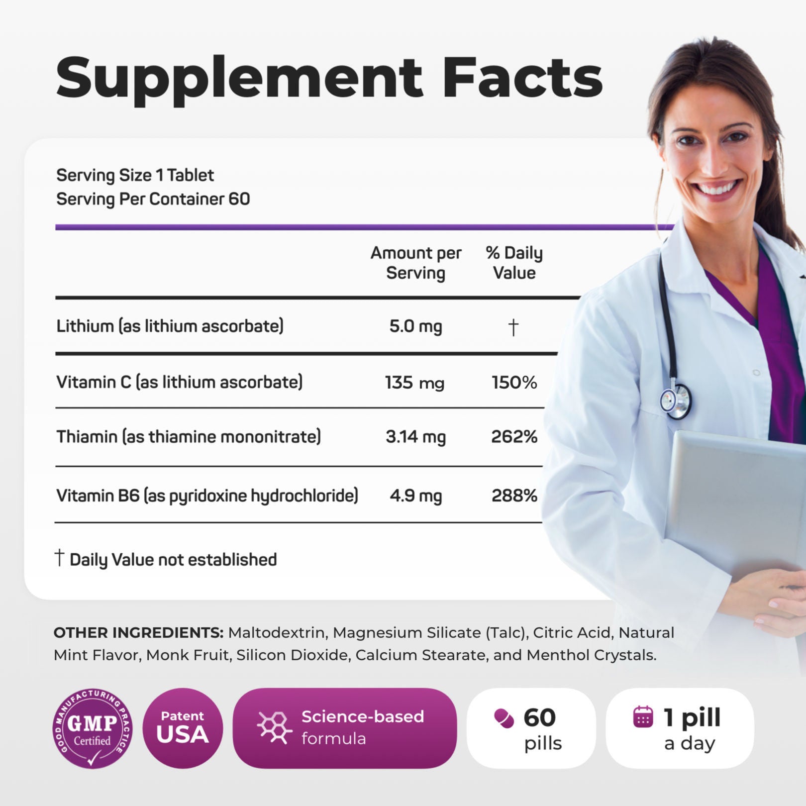 Normotin Sol Normotim Focus & Memory Booster, Antistress Supplement, Mood Enhancer